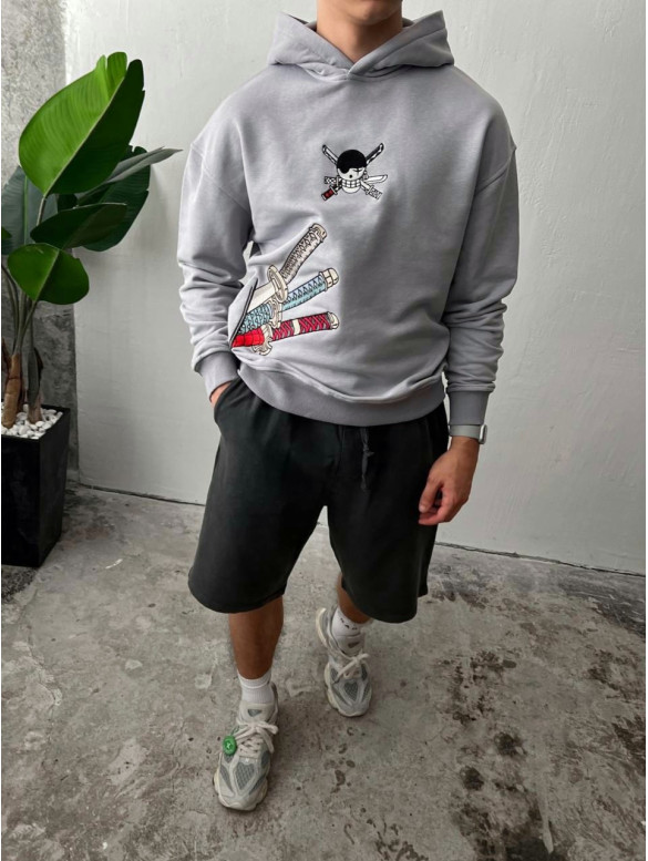Oversize худі з принтом