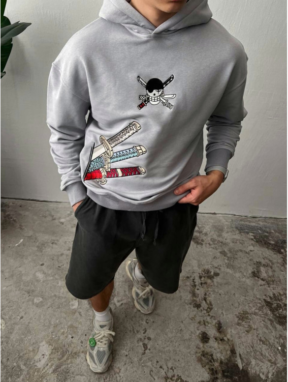 Oversize худі з принтом