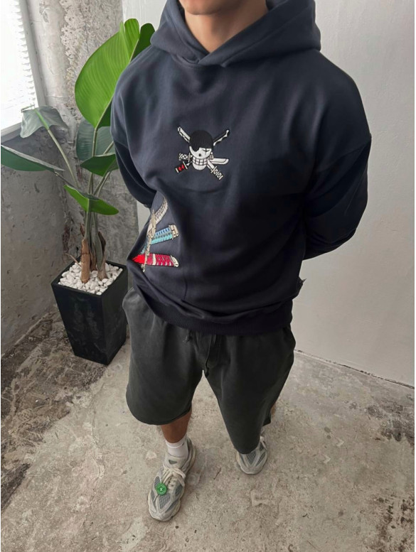 Oversize худі з принтом