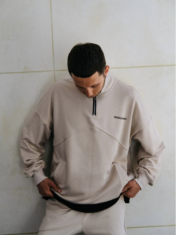 Oversize кофта з надписом Oversize кофта з надписом