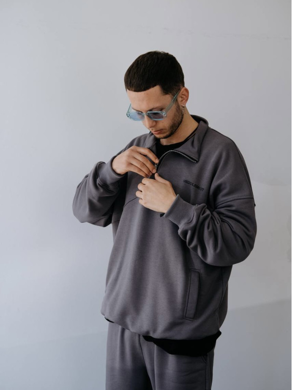 Oversize кофта з надписом Oversize кофта з надписом