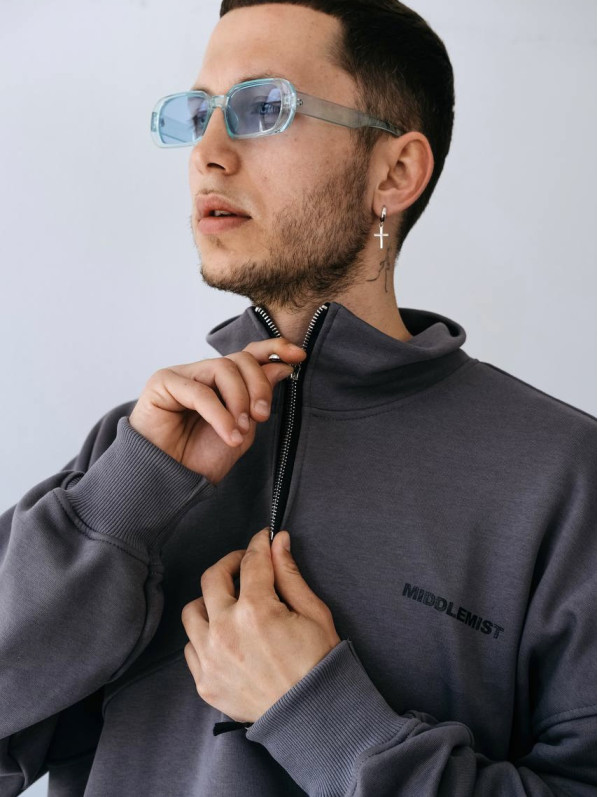 Oversize кофта з надписом Oversize кофта з надписом