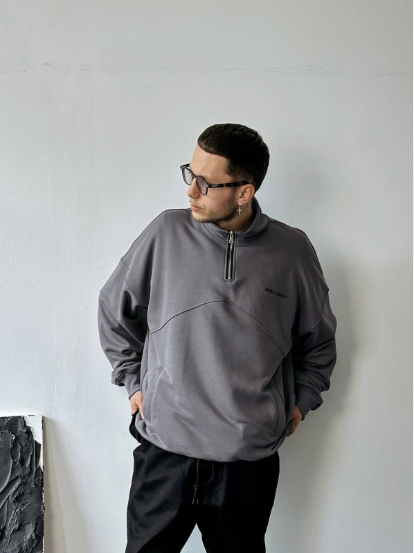 Oversize кофта з надписом Oversize кофта з надписом