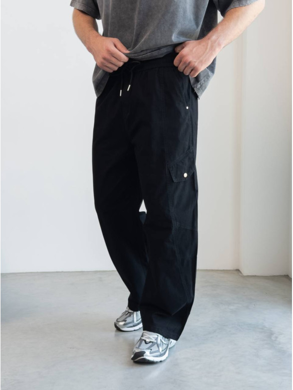 Джинси Baggy з накладними кишенями