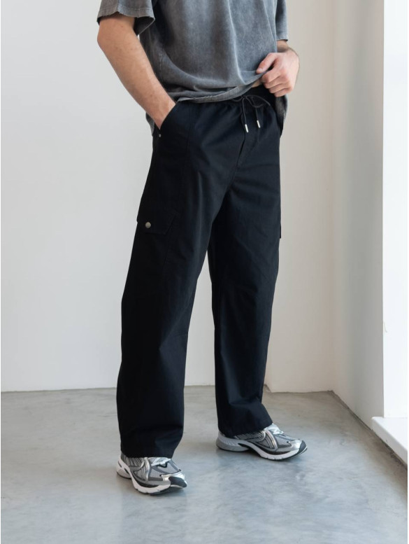Джинси Baggy з накладними кишенями