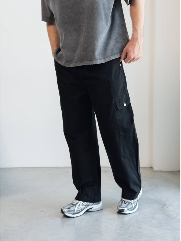 Джинси Baggy з накладними кишенями