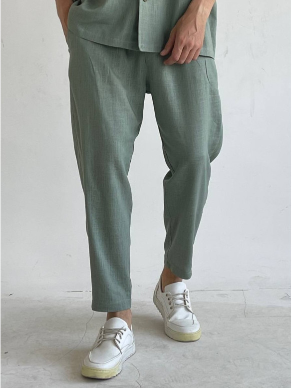 Лляні oversize штани