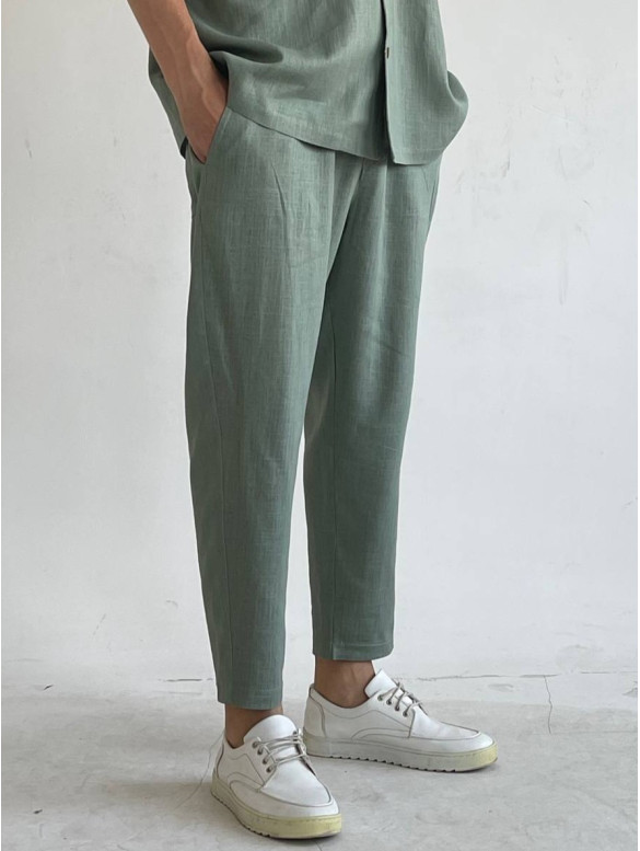 Лляні oversize штани