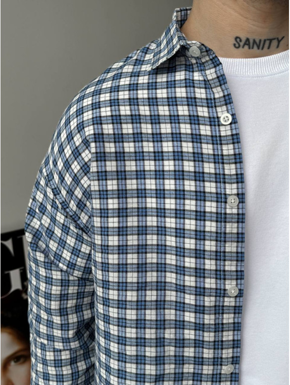 Картата oversize сорочка