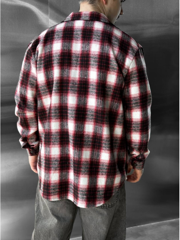 Oversize сорочка в клітинку
