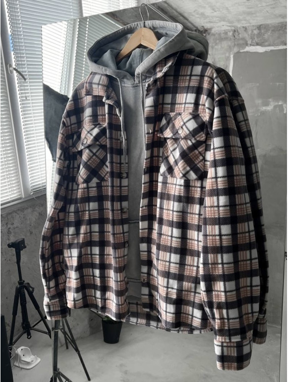 Флісова oversize сорочка