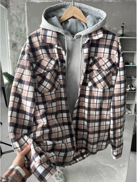 Флісова oversize сорочка