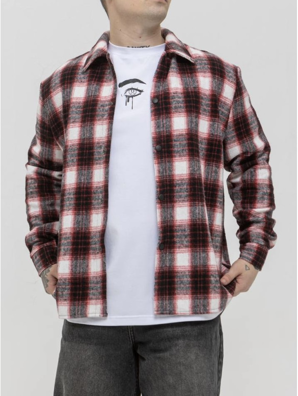 Oversize сорочка в клітинку