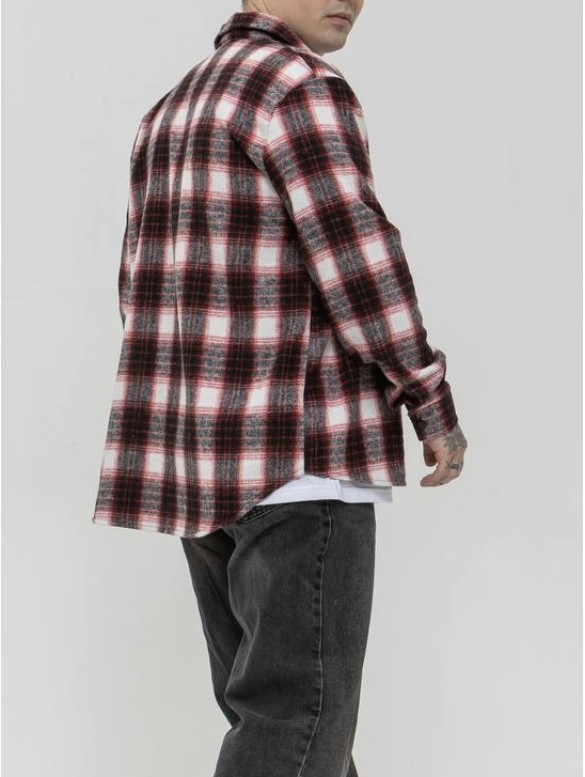 Oversize сорочка в клітинку
