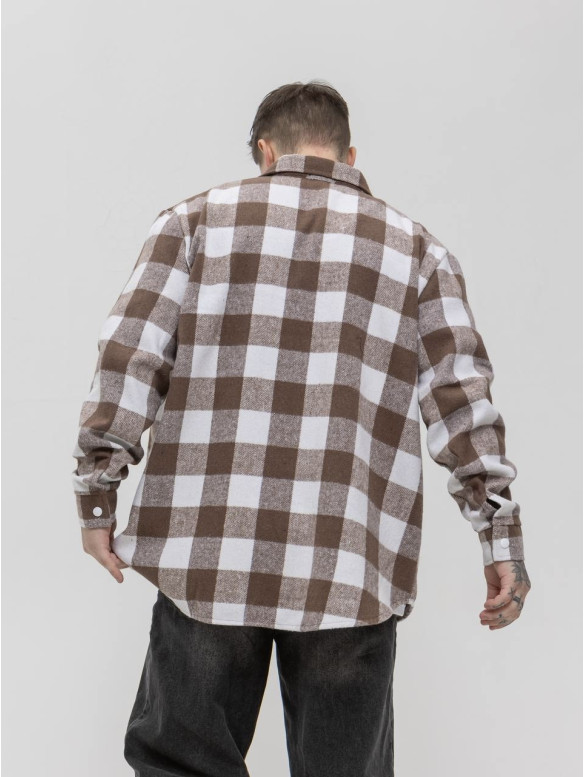 Oversize сорочка в клітинку
