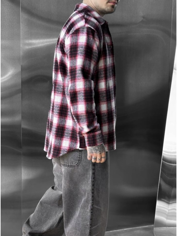 Oversize сорочка в клітинку