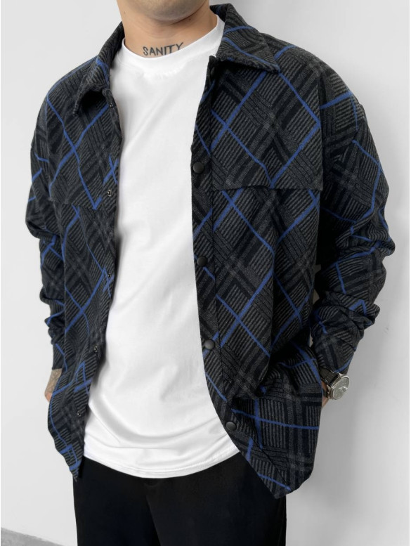 Oversize сорочка в клітинку