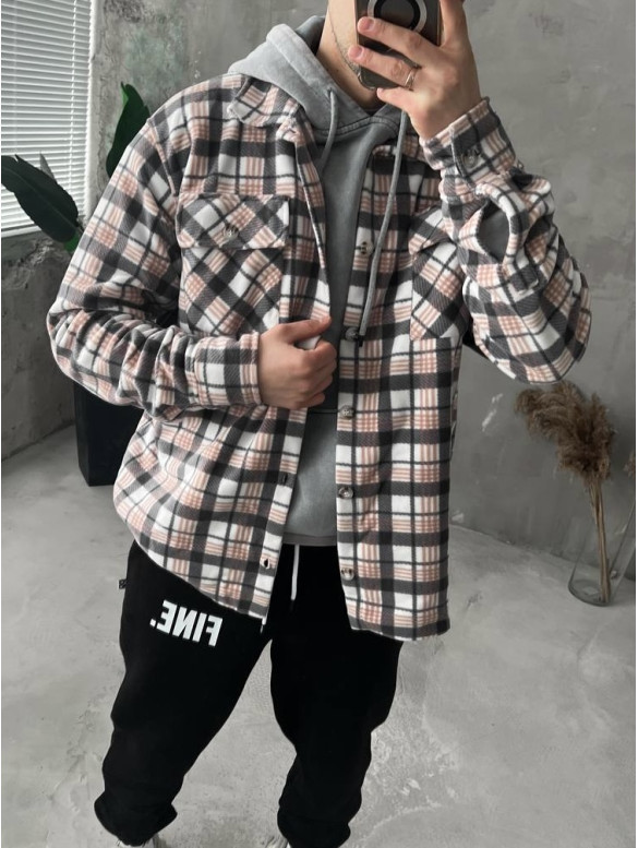 Флісова oversize сорочка