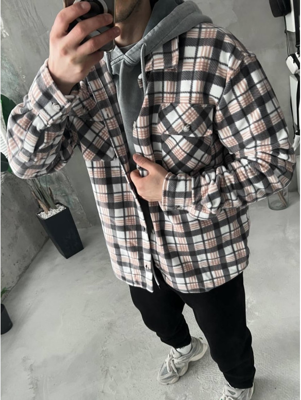 Флісова oversize сорочка