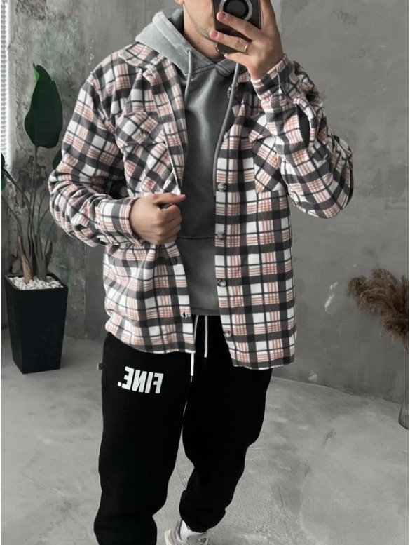 Флісова oversize сорочка