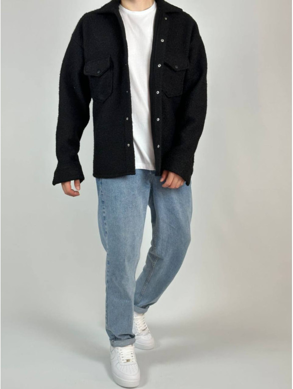 Утеплена oversize сорочка