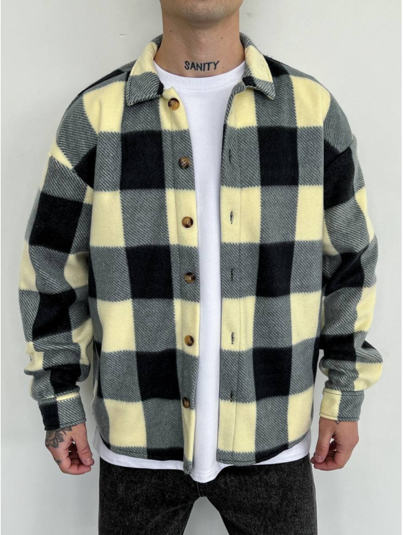 Флісова oversize сорочка