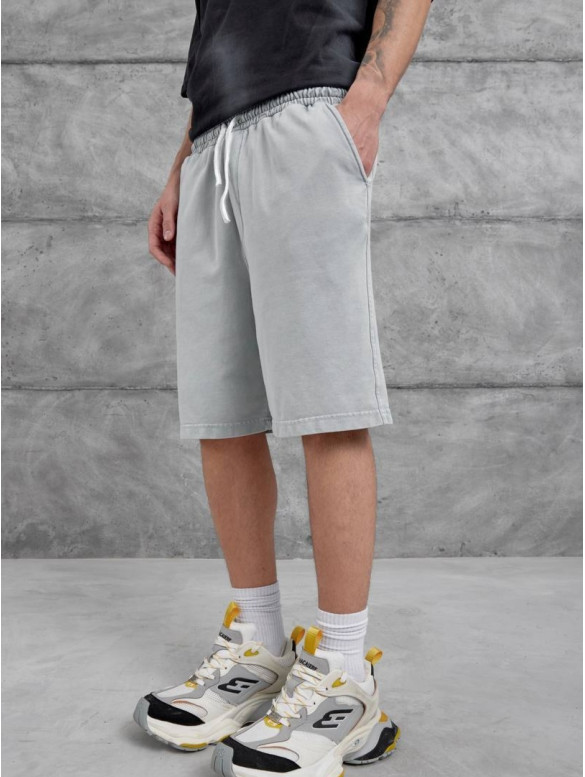 Oversize шорти з вивареної тканини