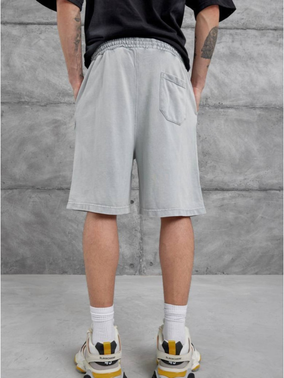 Oversize шорти з вивареної тканини