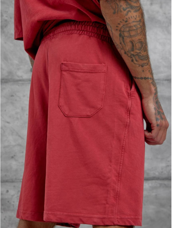Oversize шорти з вивареної тканини