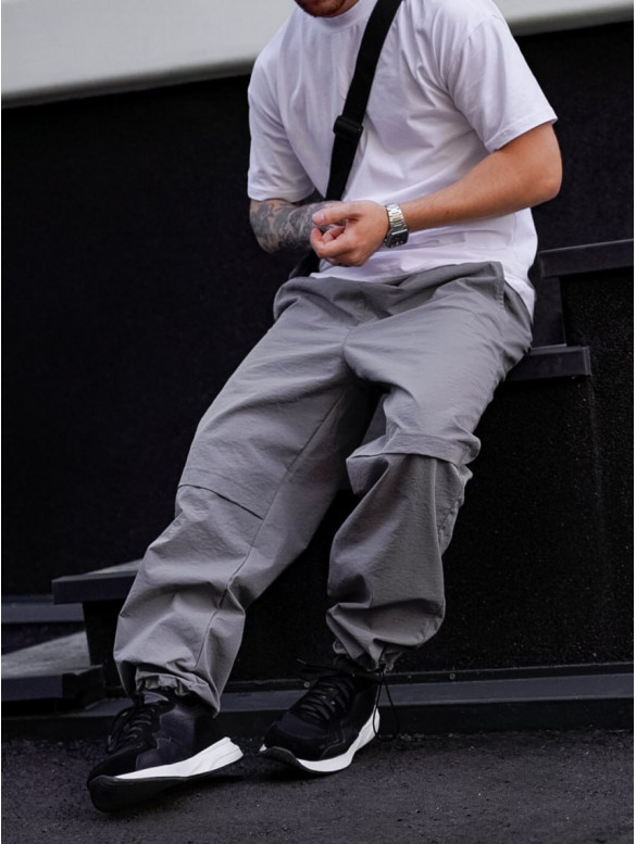 Oversize штани на затяжках