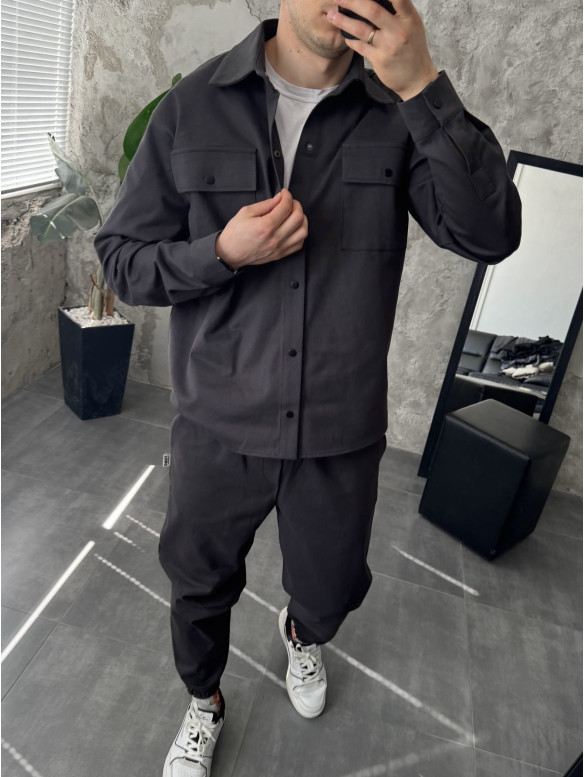 Oversize костюм з цупкого котону