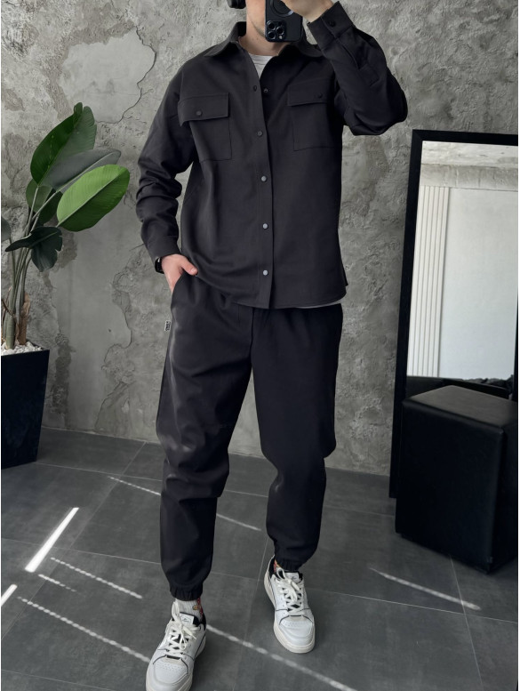 Oversize костюм з цупкого котону