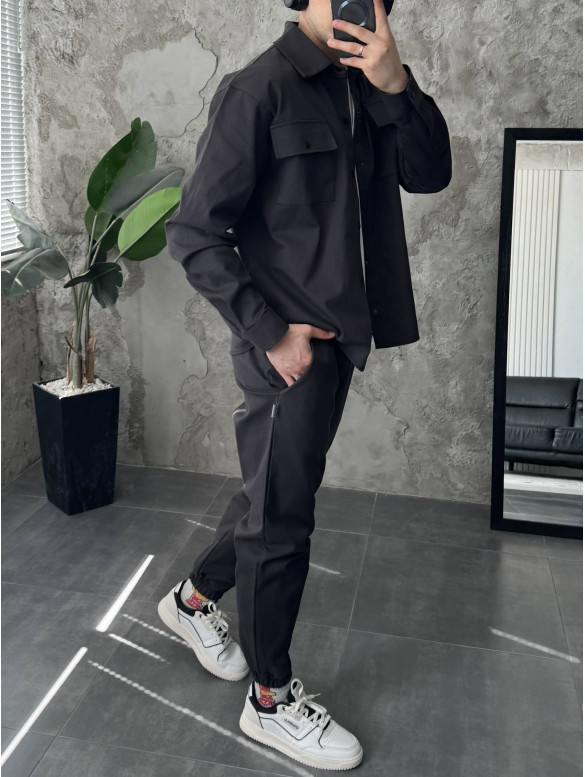 Oversize костюм з цупкого котону