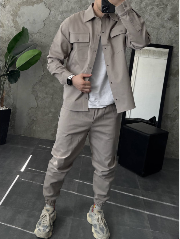 Oversize костюм з цупкого котону