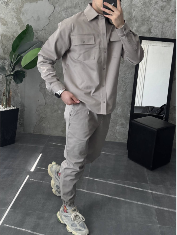 Oversize костюм з цупкого котону
