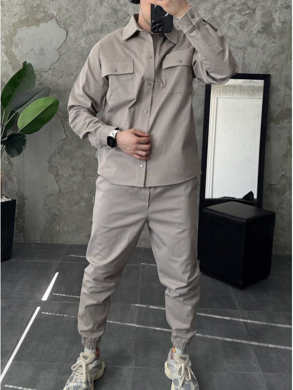 Oversize костюм з цупкого котону