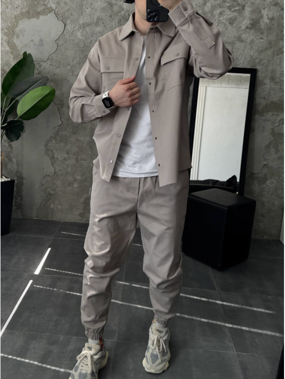 Oversize костюм з цупкого котону