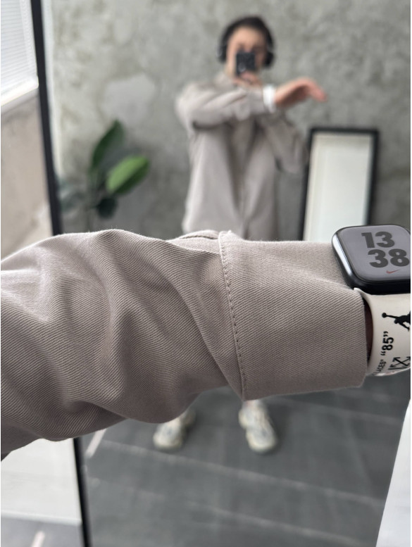 Oversize костюм з цупкого котону