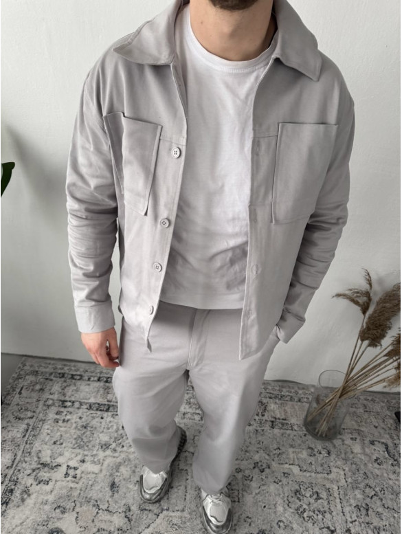 Oversize костюм з цупкого котону