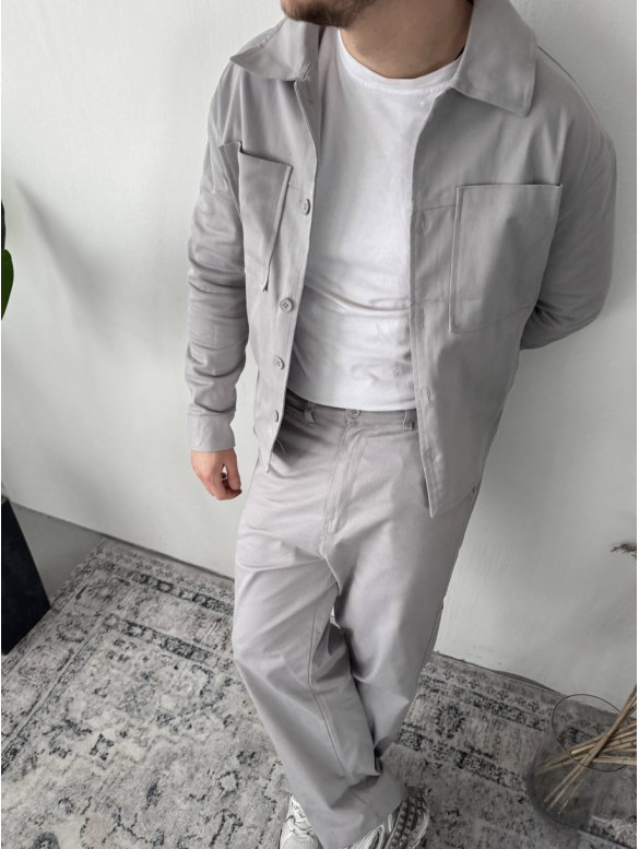 Oversize костюм з цупкого котону