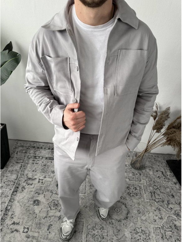 Oversize костюм з цупкого котону