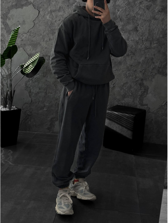 Oversize костюм з вивареної тканини