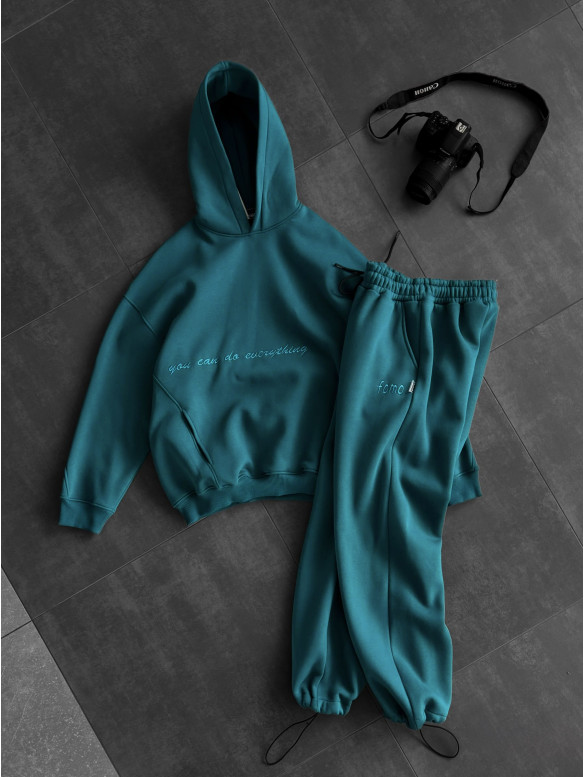 Oversize костюм з вишивкою