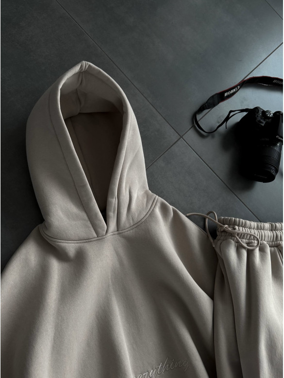 Oversize костюм з вишивкою