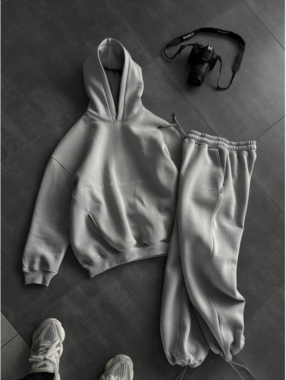 Oversize костюм з вишивкою