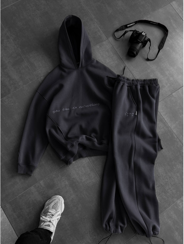 Oversize костюм з вишивкою
