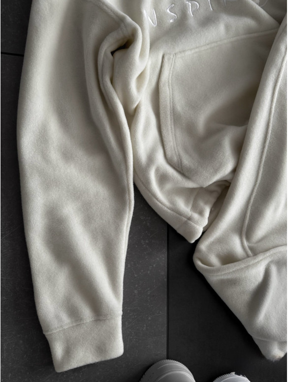 Флісовий oversize костюм з вишивкою