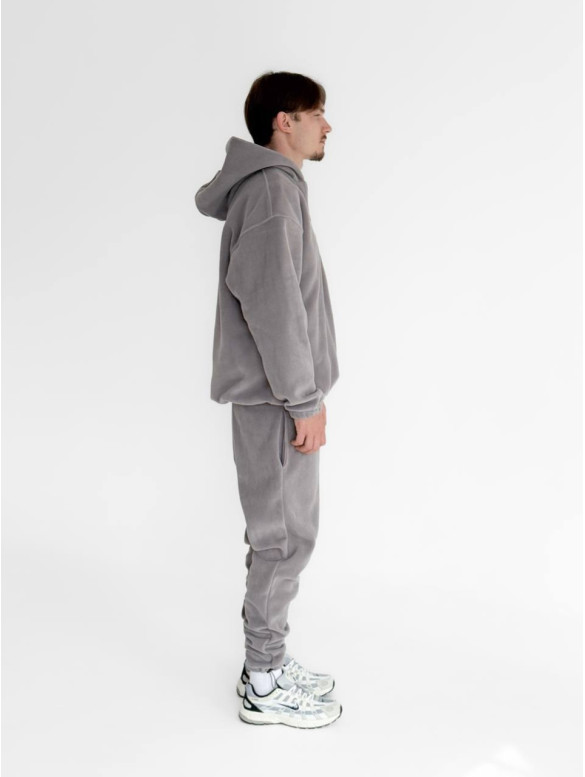 Флісовий oversize костюм