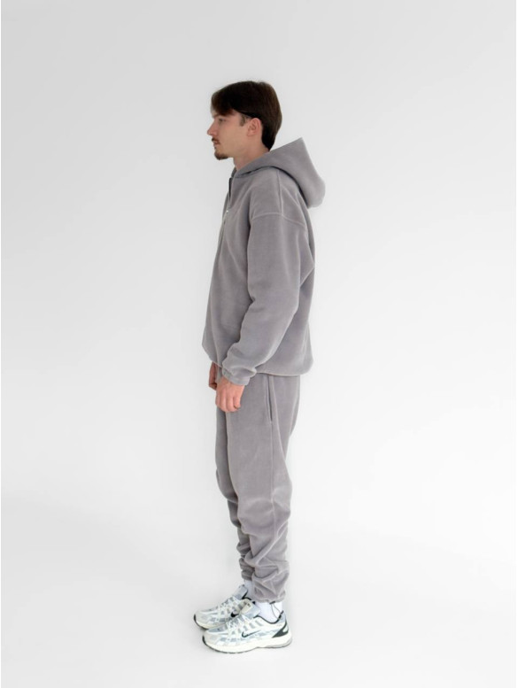 Флісовий oversize костюм