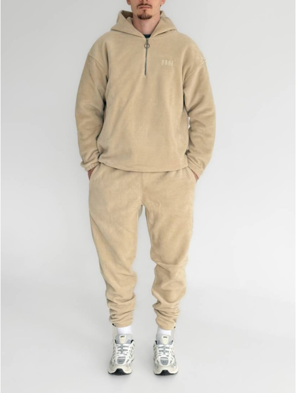 Флісовий oversize костюм